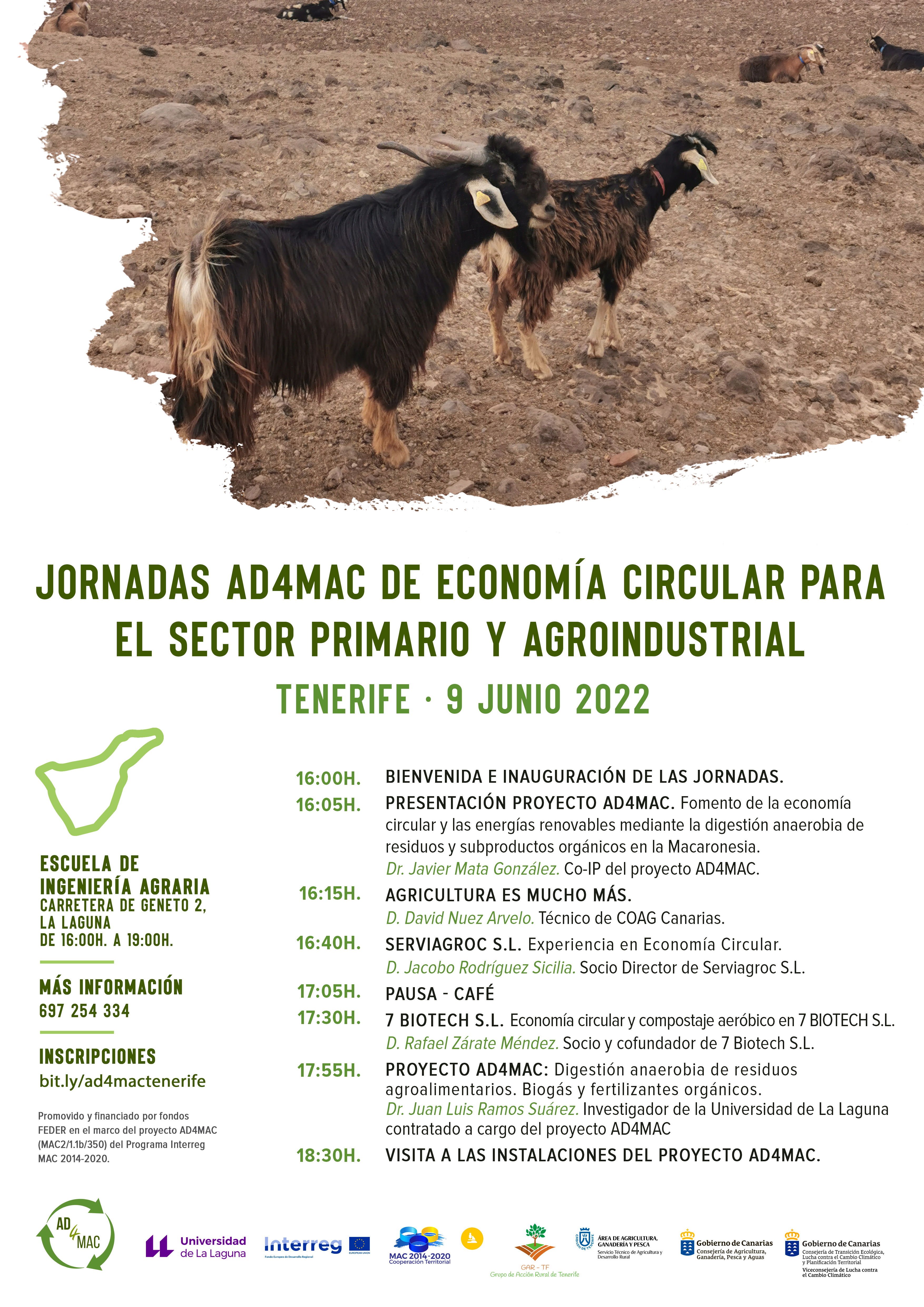 Jornadas AD4MAC de economía circular para el sector primario y agroindustrial