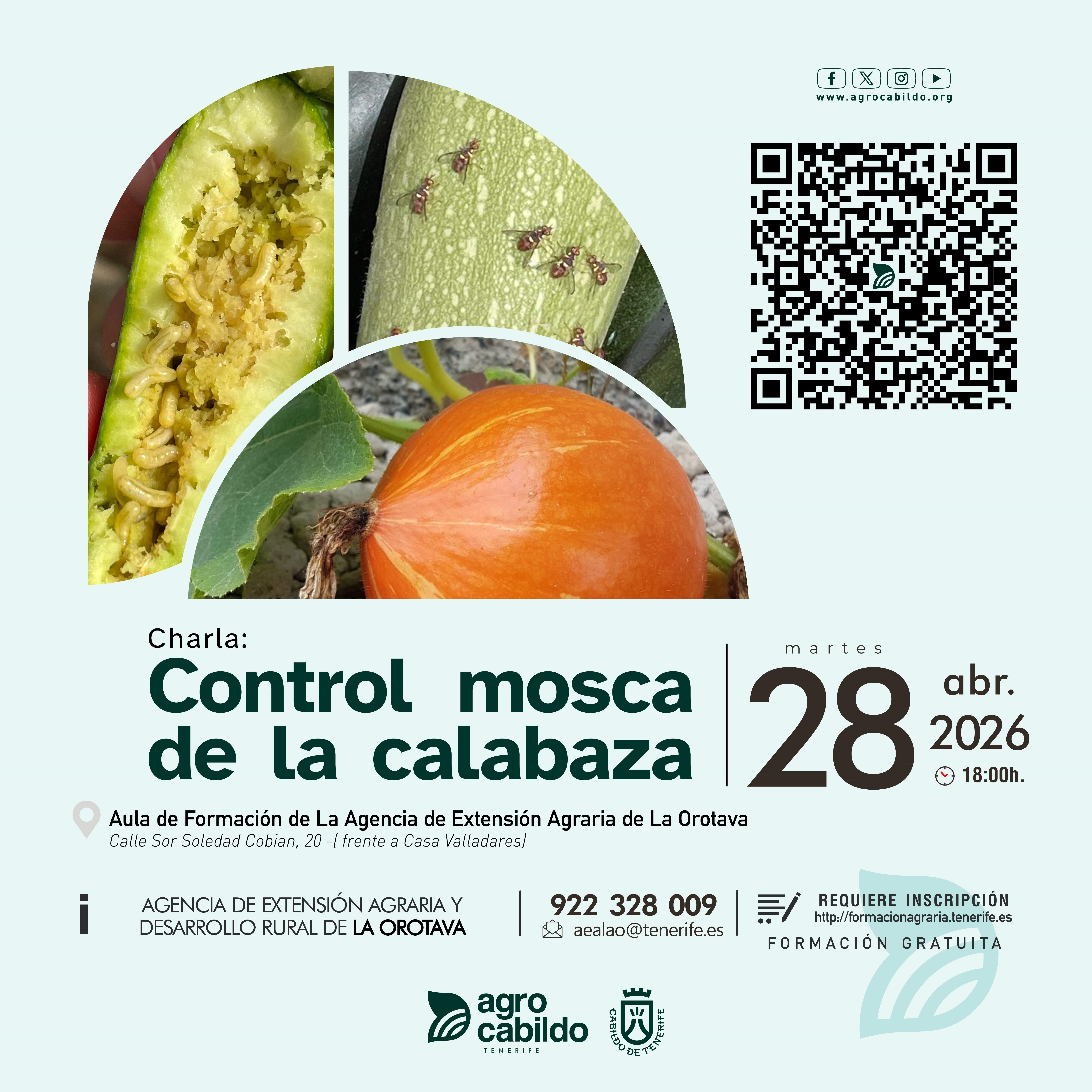 Charla Control de la mosca de la calabaza