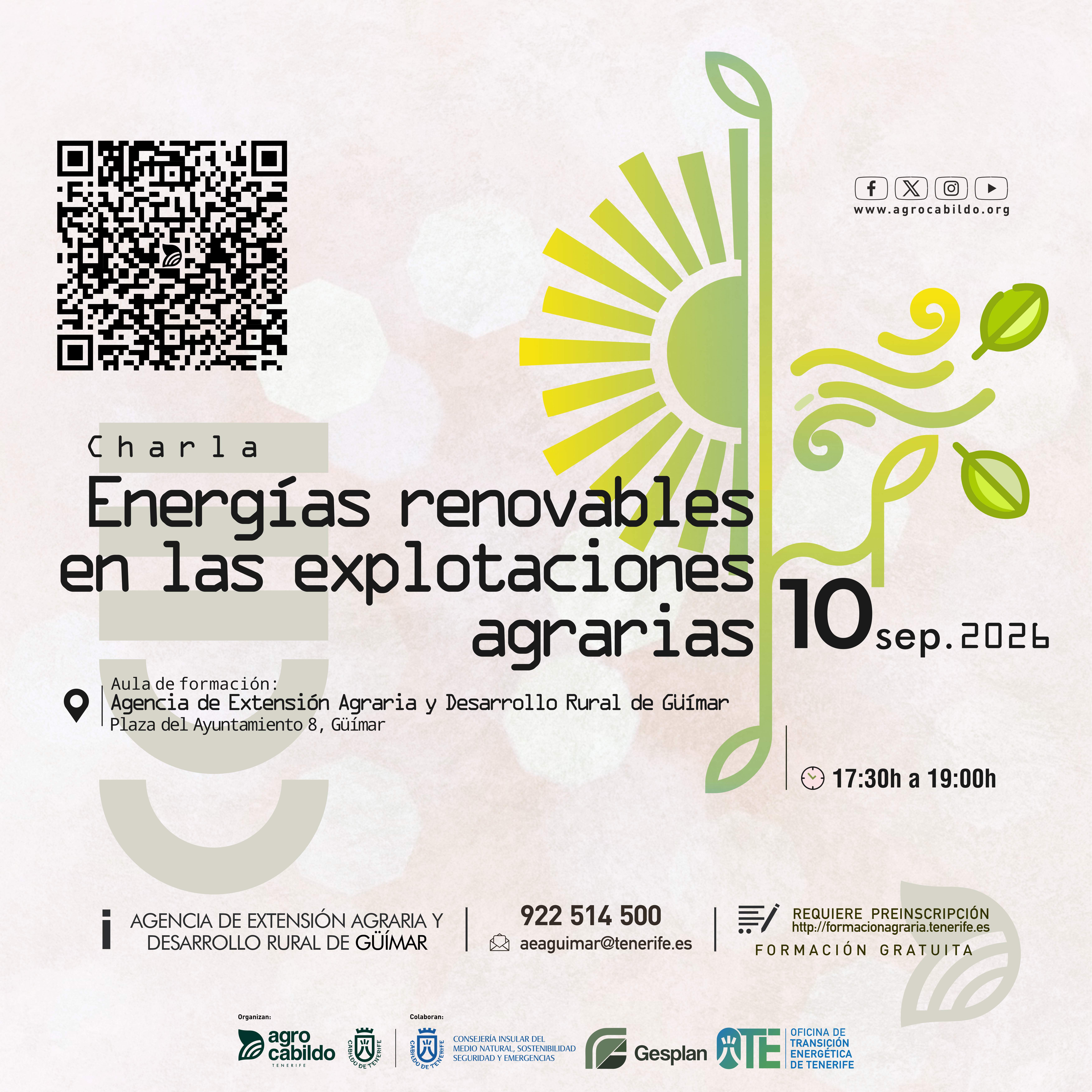 Energías renovables en las explotaciones agrarias