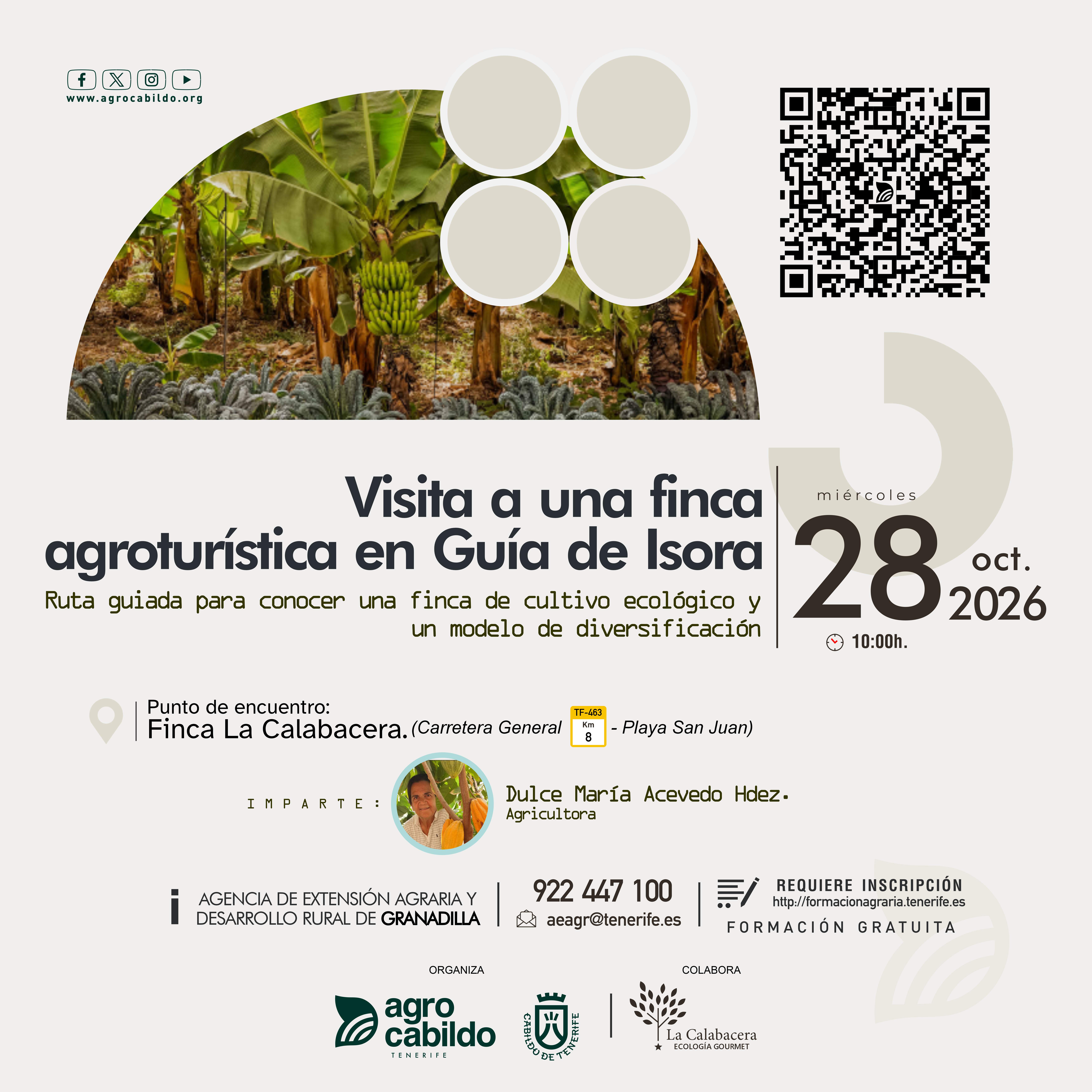 Visita a una finca agroturística en Guía de Isora
